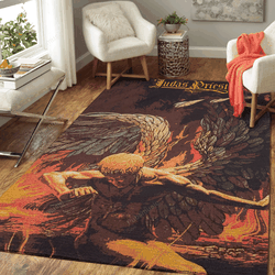 Sad Wings Of Destiny Music Art For Fans Area Rug Living Room Carpet Rug Regtangle Carpet Floor Decor Home Decor