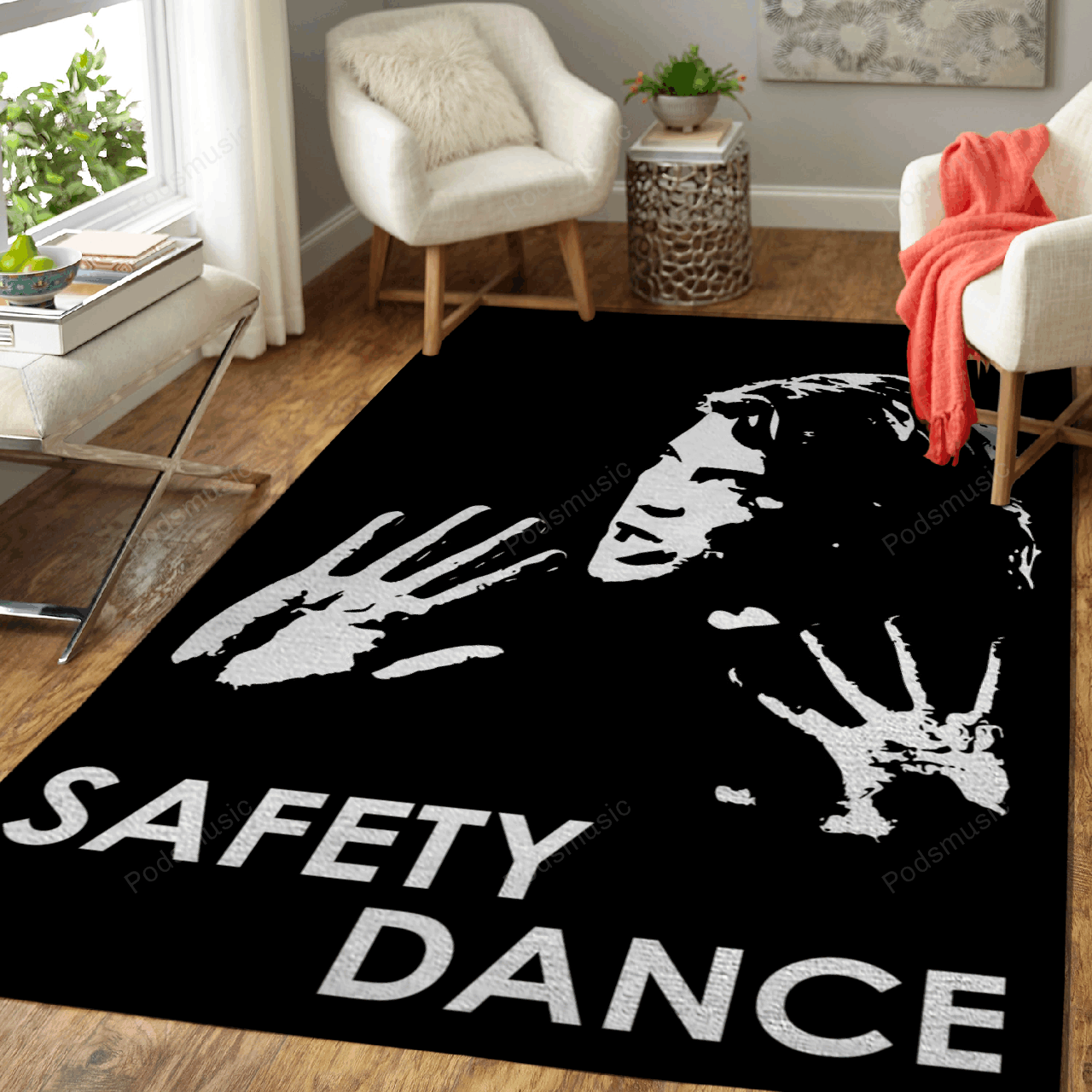 Safety Dance Music Art For Fans Area Rug Living Room Carpet Rug Regtangle Carpet Floor Decor Home Decor