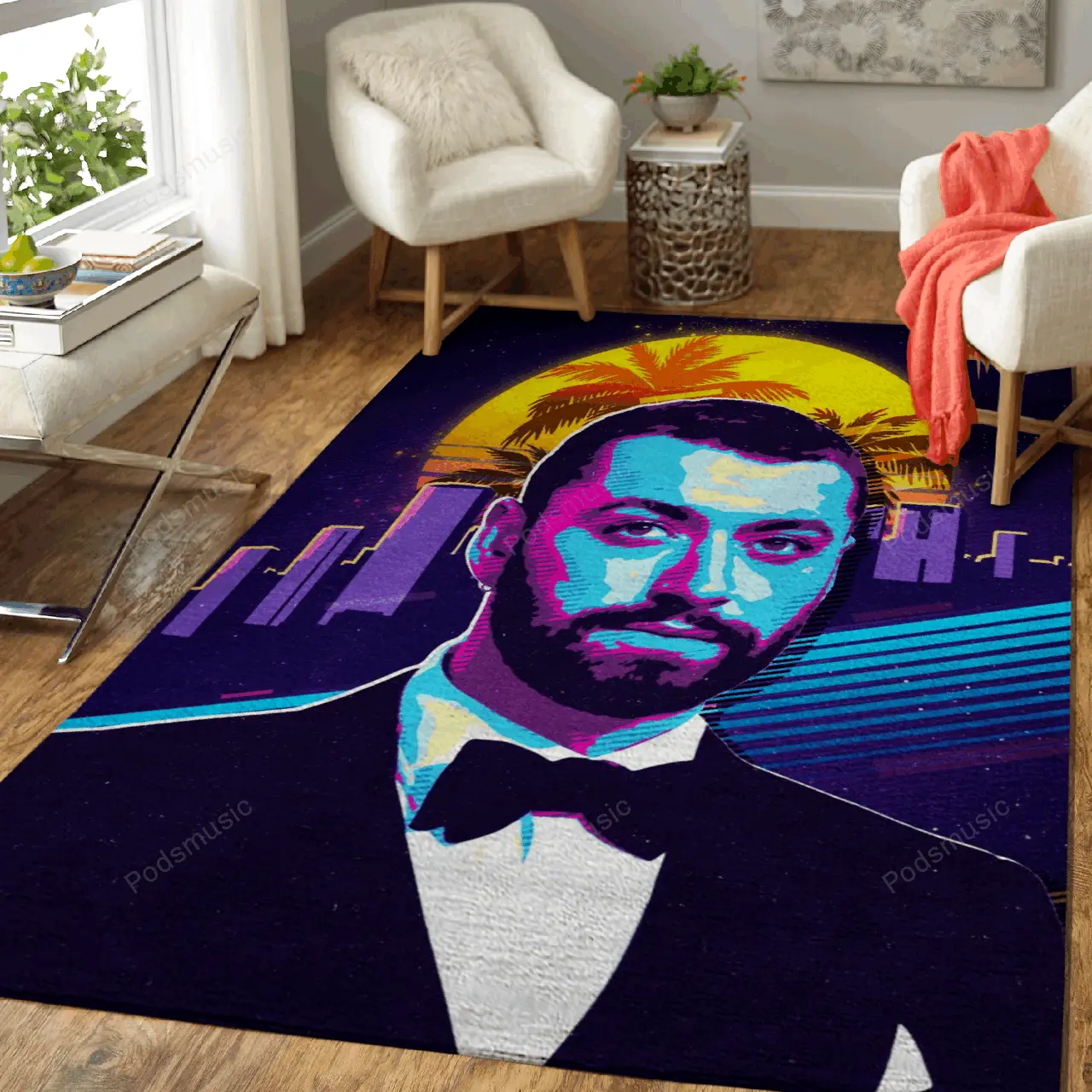 Sam Smith Music Sam Smith Art For Fans Area Rug Living Room Carpet Rug Regtangle Carpet Floor Decor Home Decor