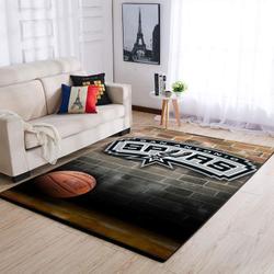 San Antonio Spurs Home Decor NBA Team Logo Carpet Rug Living Room V1712