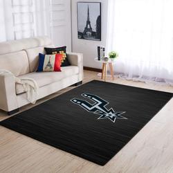 San Antonio Spurs Area Rug Nba Team Logo Living Room Rug Regtangle Carpet V1733