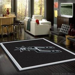 San Antonio Spurs Nba Living Room Christmas Gift Rug Regtangle Carpet V8321