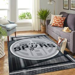 San Antonio Spurs Nba Area Rugs Team Logo Living Room Regtangle Carpet