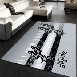 San Antonio Spurs Nba Team Logo Nice Gift Home Decor Rectangle Area Ru