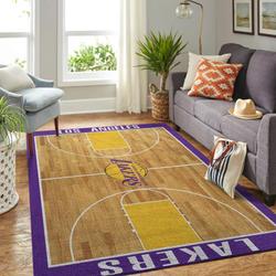 NBA Los Angeles Lakers Area Rug Living Room Rug Home Decor 2003274
