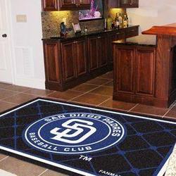 San Diego Padres Area Rug Mlb Team Logo Carpet Living Room Rugs V6707