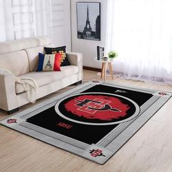 San Diego State Aztecs Area Rugs Ncaa Living Room Carpet Home Decor 200303139 1