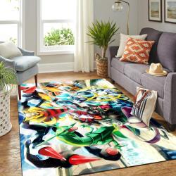 Area Rug Living Room Rug Home Decor Football Home Decor
