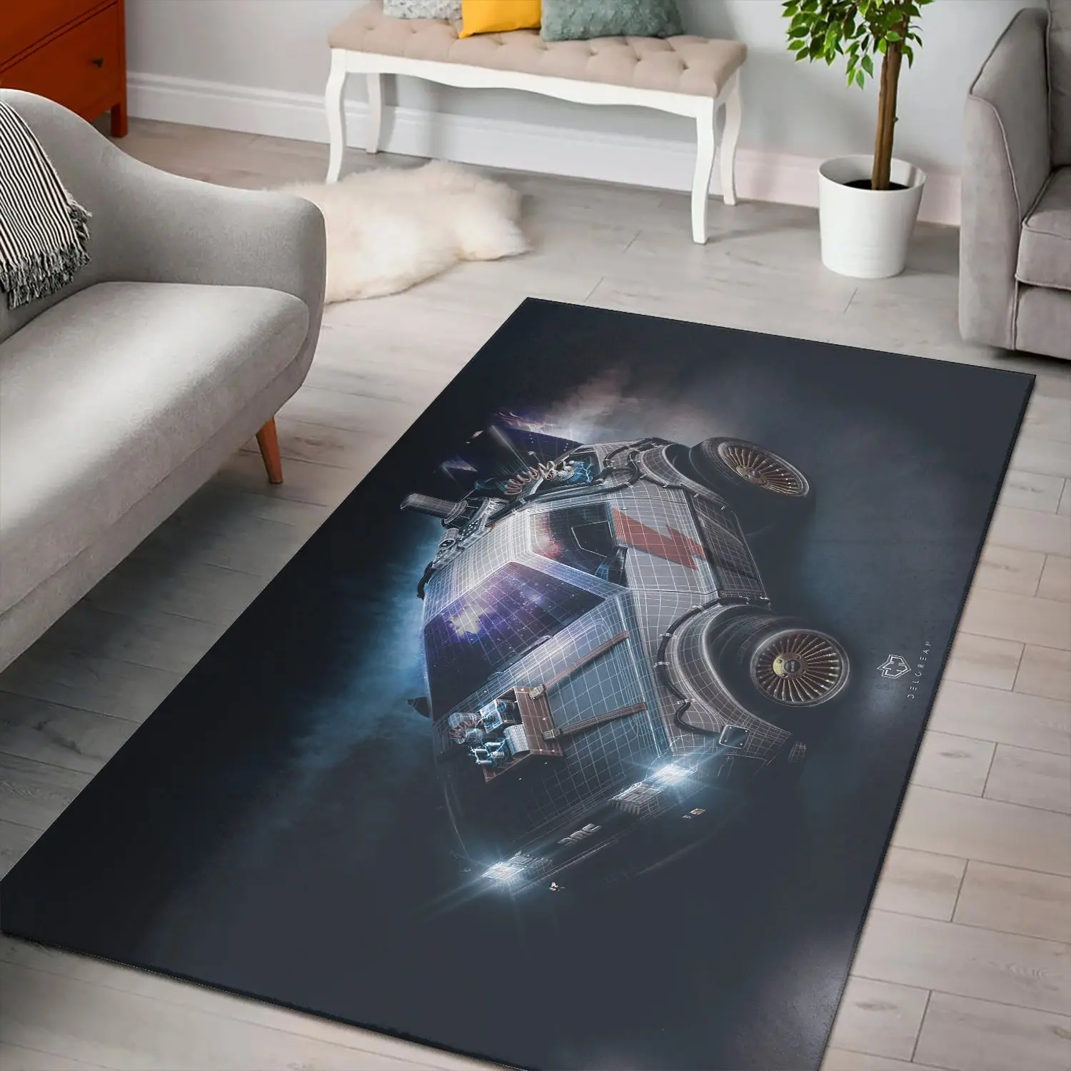 Area Rug Living Room Rug Home Decor Football Team Logo Carpet 0311