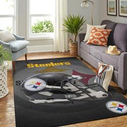NFL Pittsburgh Steelers Football Team Logo Carpet Rug Living Room 03116