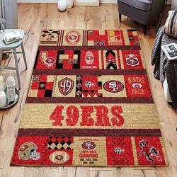 San Francisco 49Ers Nfl Football Living Room Carpet Regtangle Carpet V4658