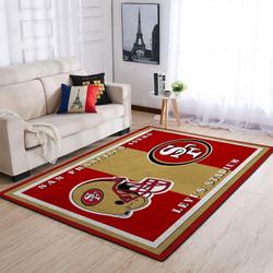 San Francisco 49Ers Nfl Football Living Room Carpet Rug Regtangle Carpet V4661