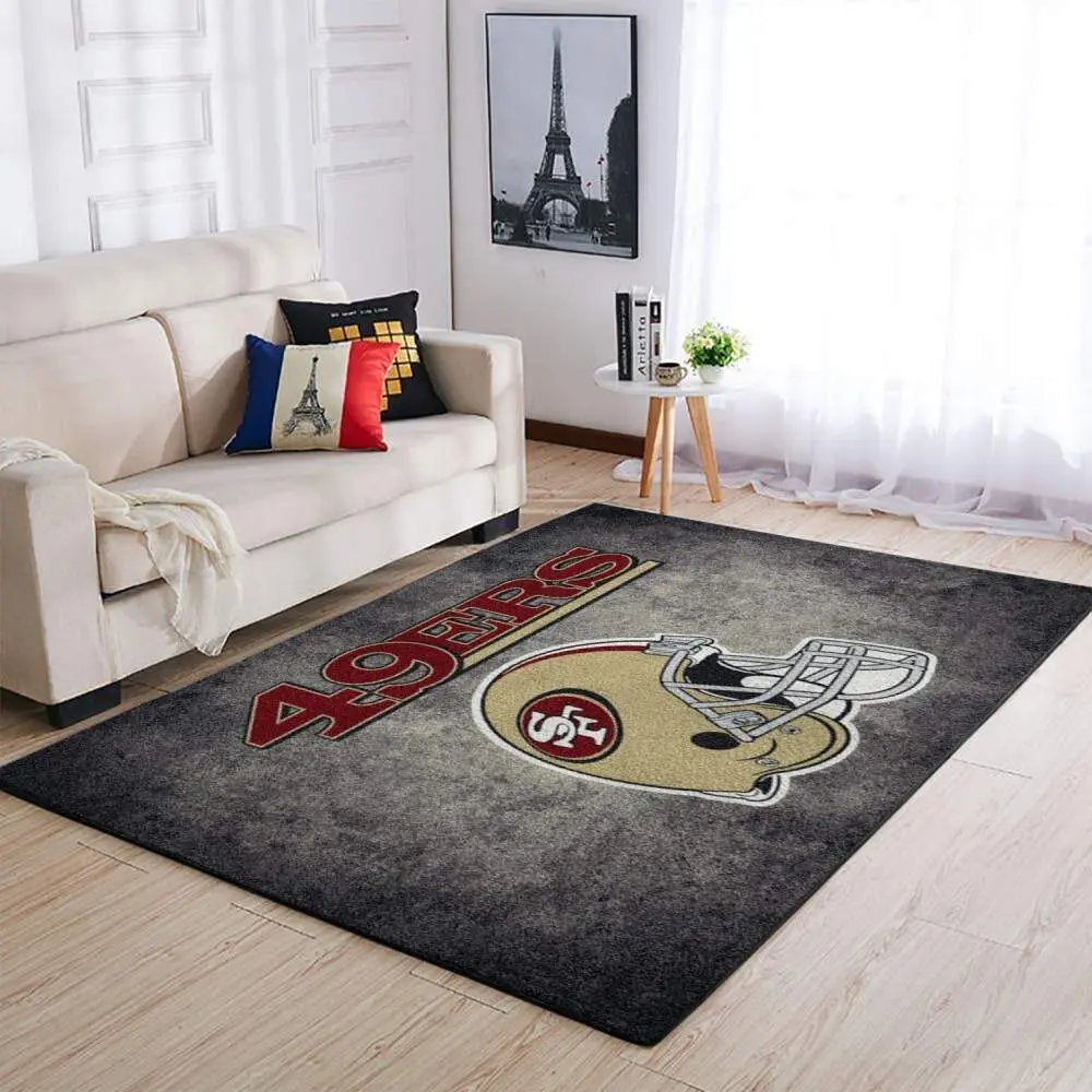 San Francisco 49Ers Nfl Football Living Room Carpet Rug Regtangle Carpet V4664