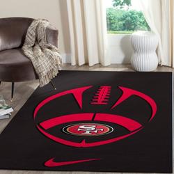 San Francisco 49Ers Nfl Football Living Room Rugs Rug Regtangle Carpet V559