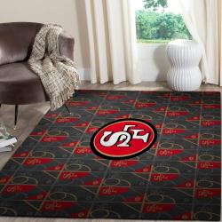 San Francisco 49Ers Nfl Football Carpet Living Room Rug Regtangle Carpet V567