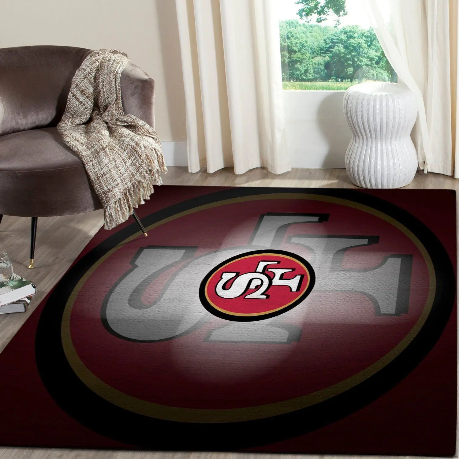 San Francisco 49Ers Nfl Football Carpet Living Room Rug Regtangle Carpet V577