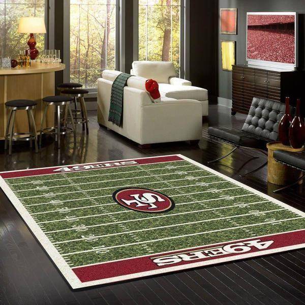 San Francisco 49Ers Nfl Football Carpet Living Room Rug Regtangle Carpet V592