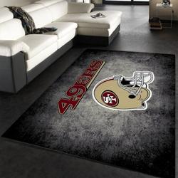 San Francisco 49Ers Nfl 12 Area Rug Living Room Bedroom Rug Regtangle Carpet
