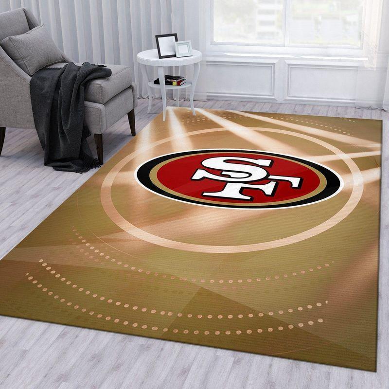 San Francisco 49Ers Nfl 13 Area Rug Living Room Bedroom Rug Regtangle Carpet