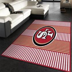 San Francisco 49Ers Nfl 14 Area Rug Living Room Bedroom Rug Regtangle Carpet