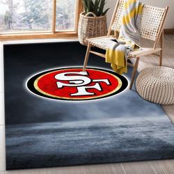 San Francisco 49Ers Nfl 15 Area Rug Living Room Bedroom Rug Regtangle Carpet