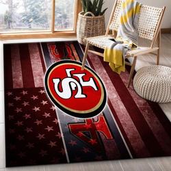 San Francisco 49Ers Nfl 17 Area Rug Living Room Bedroom Rug Regtangle Carpet