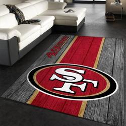San Francisco 49Ers Nfl 26 Area Rug Living Room Bedroom Rug Regtangle Carpet
