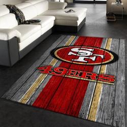 San Francisco 49Ers Nfl 27 Area Rug Living Room Bedroom Rug Regtangle Carpet