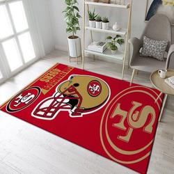 San Francisco 49Ers Nfl 29 Area Rug Living Room Bedroom Rug Regtangle Carpet