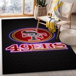 San Francisco 49Ers Nfl 8 Area Rug Living Room Bedroom Rug Regtangle Carpet