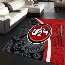 San Francisco 49Ers Nfl 9 Area Rug Living Room Bedroom Rug Regtangle Carpet