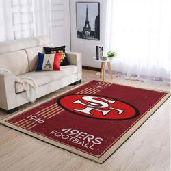 San Francisco 49Ers Nfl Area Rugs Living Room Regtangle Carpet