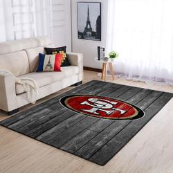San Francisco 49Ers Nfl Team Logo Wooden Style Style Nice Gift Home De