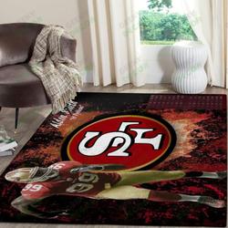 San Francisco 49Ers Super Bowl Football Area Rug Floor Decor The Us Decor V5