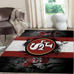 San Francisco 49Ers Super Bowl Football Area Rug Floor Decor The Us Decor V7