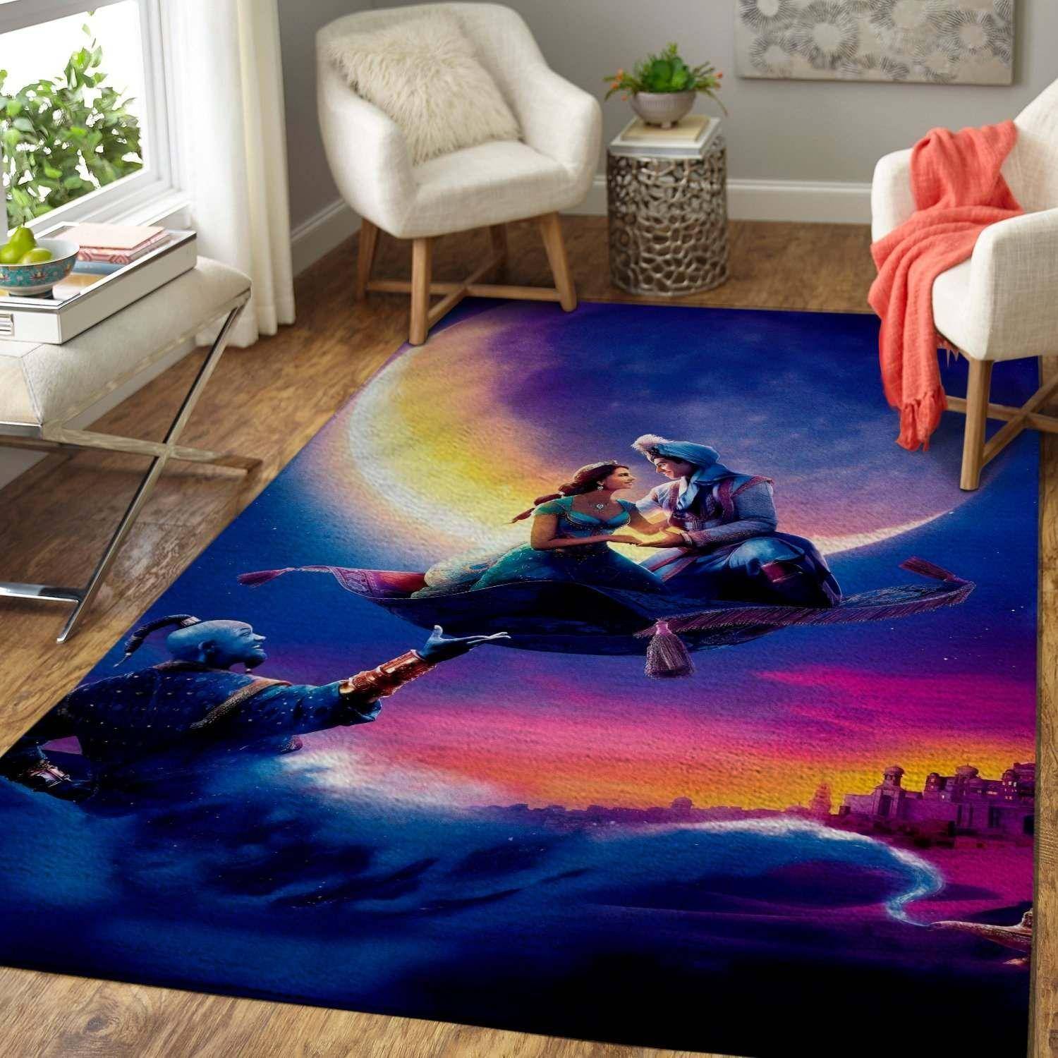 Disney Aladin Cartoon Area Rug Living Room Rug Home Decor 20030323