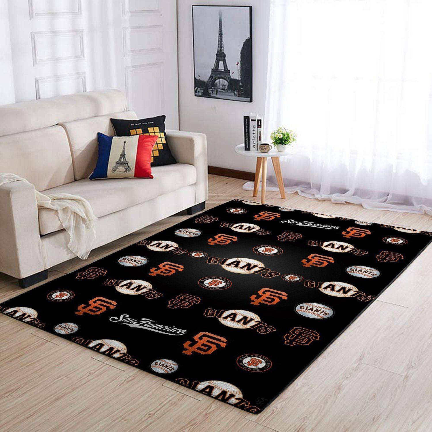 MLB San Francisco Giants Team Logo Area Living Room RugV1066
