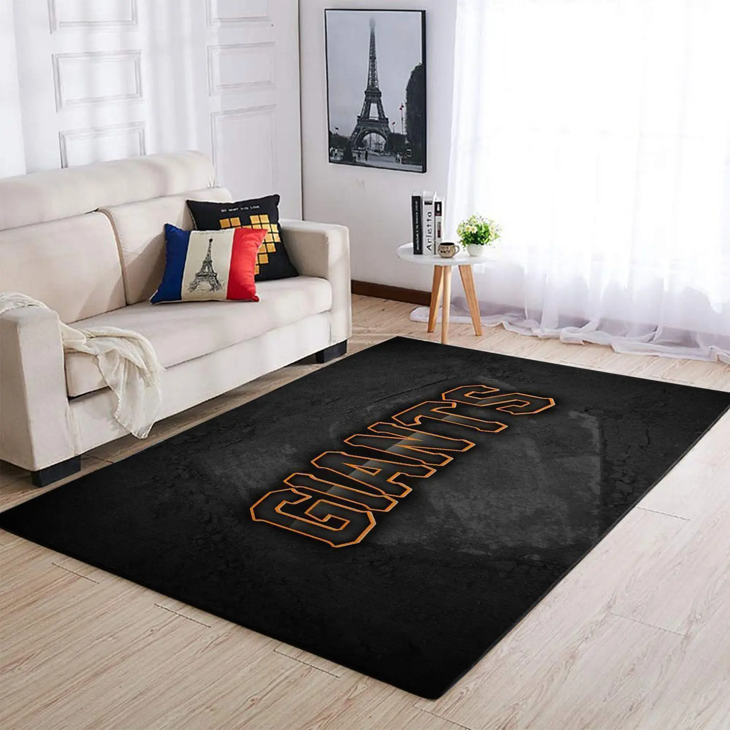 MLB San Francisco Giants Team Logo Baseball Area Living Room RugV1075