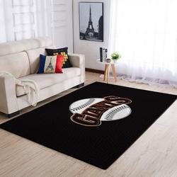 MLB San Francisco Giants Team Logo Area Living Room Rug V1078