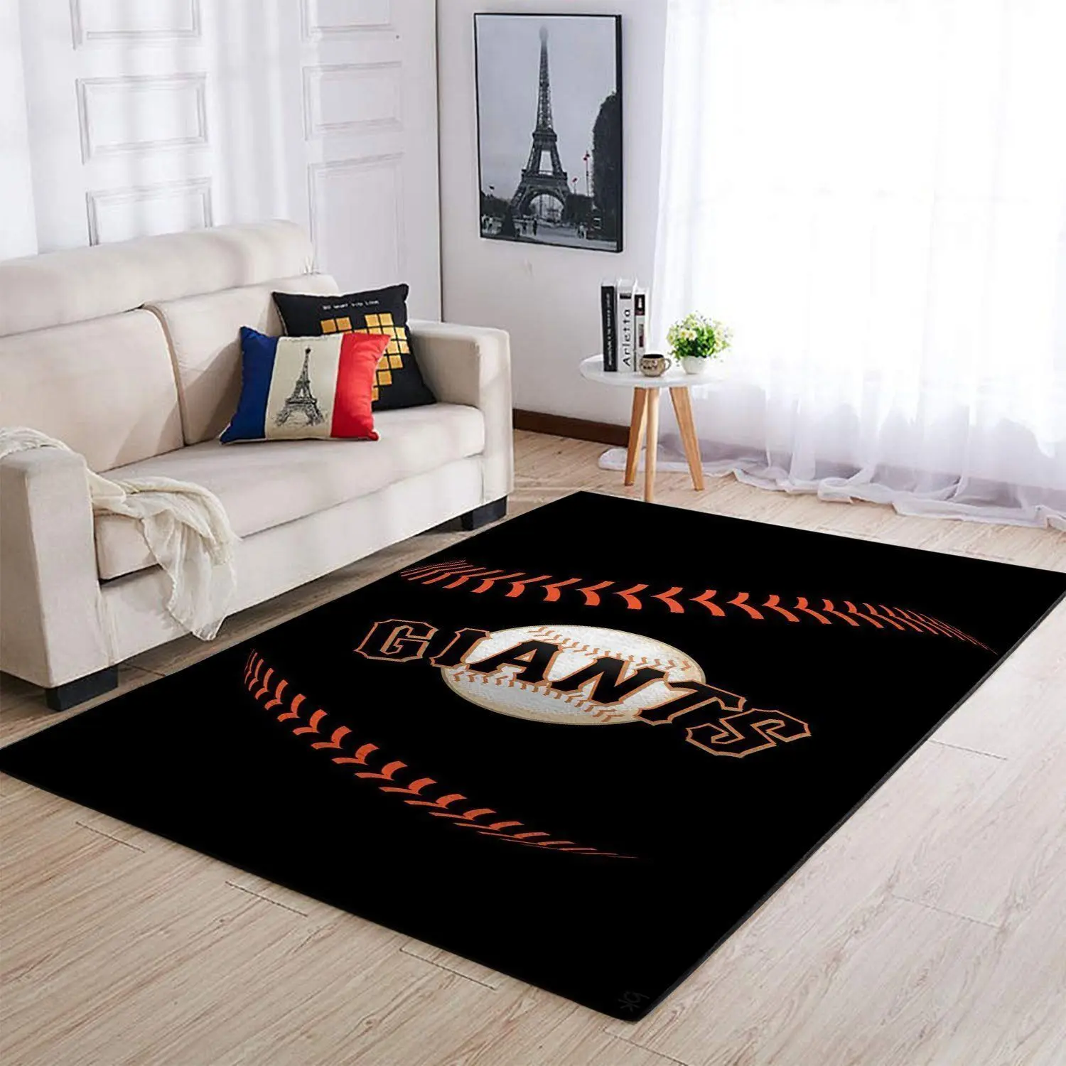 MLB San Francisco Giants Team Logo Area Living Room Rug V1084