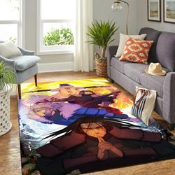 Anime Rug - Naruto Characters Rug Living Room Rug Home Decor Room Carpet