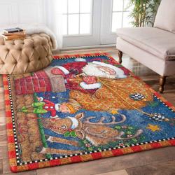 Santa Dhcus Christmas 7 Dhcdhc Ld1610 Rug Living Room Rug Home Decor