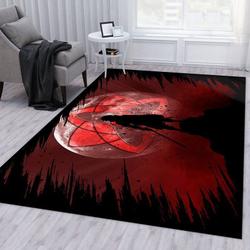 Sasuke Uchiha Anime 3 Area Rug Living Room And Bed Room Rug Rug Regtangle Carpet Floor Decor Home Decor