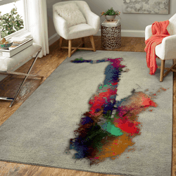 Saxophone Art Music Art For Fans Area Rug Living Room Carpet Rug Regtangle Carpet Floor Decor Home Decor