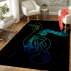 Saxophone Music Art For Fans Area Rug Living Room Carpet Rug Regtangle Carpet Floor Decor Home Decor