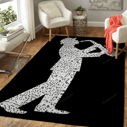 Saxophonist Musician 2 Music Art For Fans Area Rug Living Room Carpet Rug Regtangle Carpet Floor Decor Home Decor