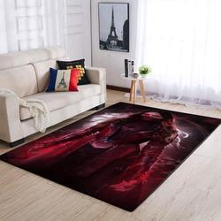 Scarlet Witch Area Rug Living Room Rug Home Decor Marvel Superhero Movie