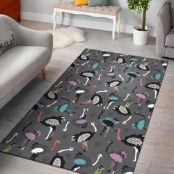 Seagull Pattern Print Area Rug Living Room Rug Home Decor