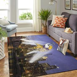 Minnesota Vikings Area Rug NFL Team Logo Living Room Rugs Rcdd81F30893