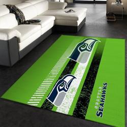 NFL Seattle Seahawks Football Sport Rug Living Room Home Decor Area Rug 4